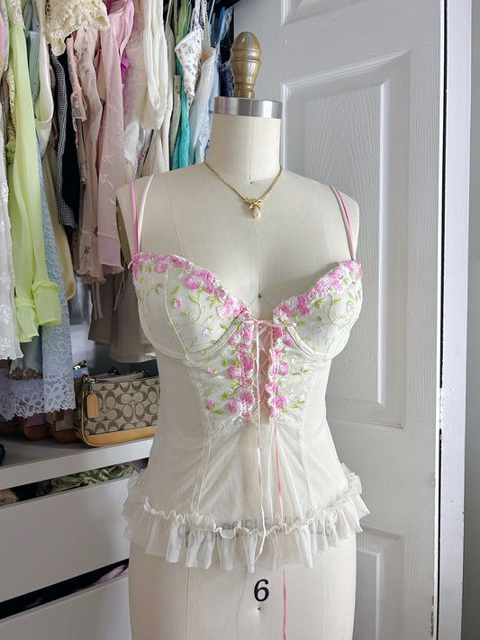 Rare Delicates Fairy Pink White Top