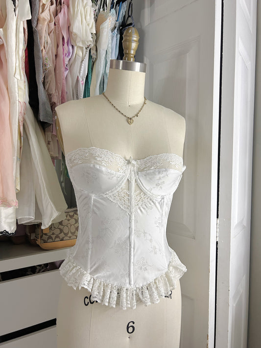 Rare Princess Delicate White Bustier