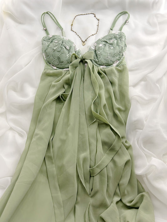 Rare Vintage VS Green Gown