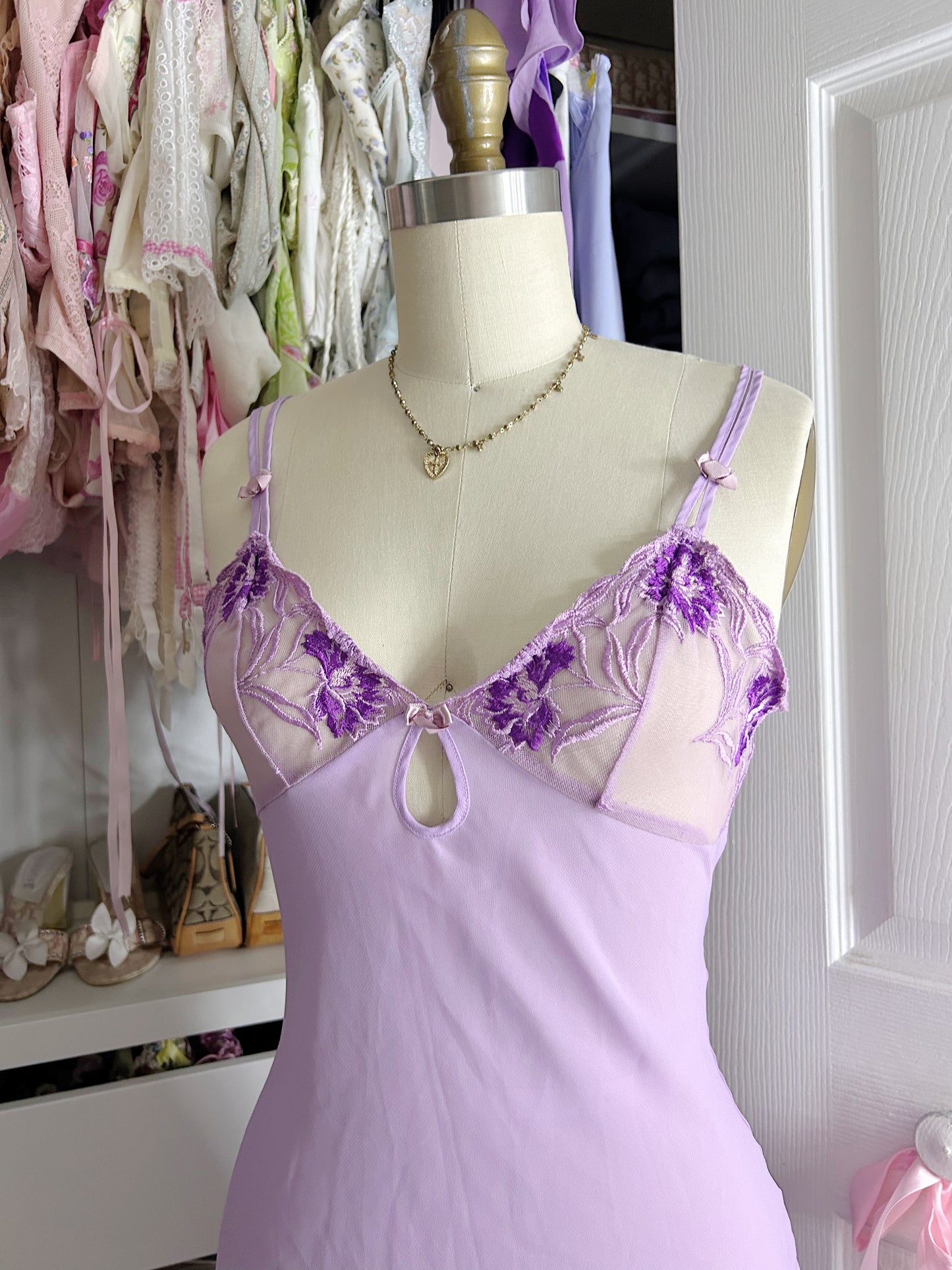 Purple Lingerie Dress