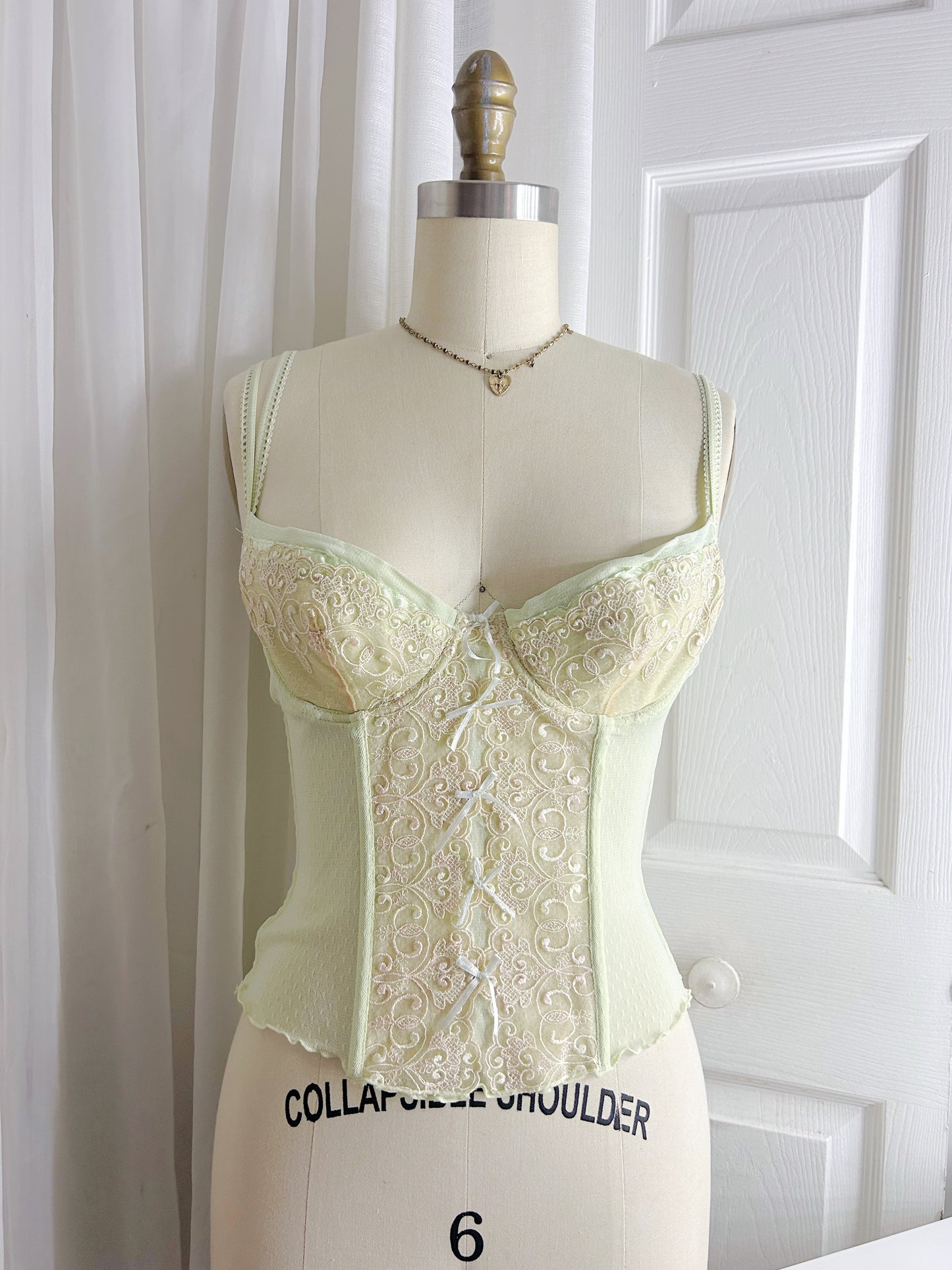 Rare Sophie B Green Fairy Bustier