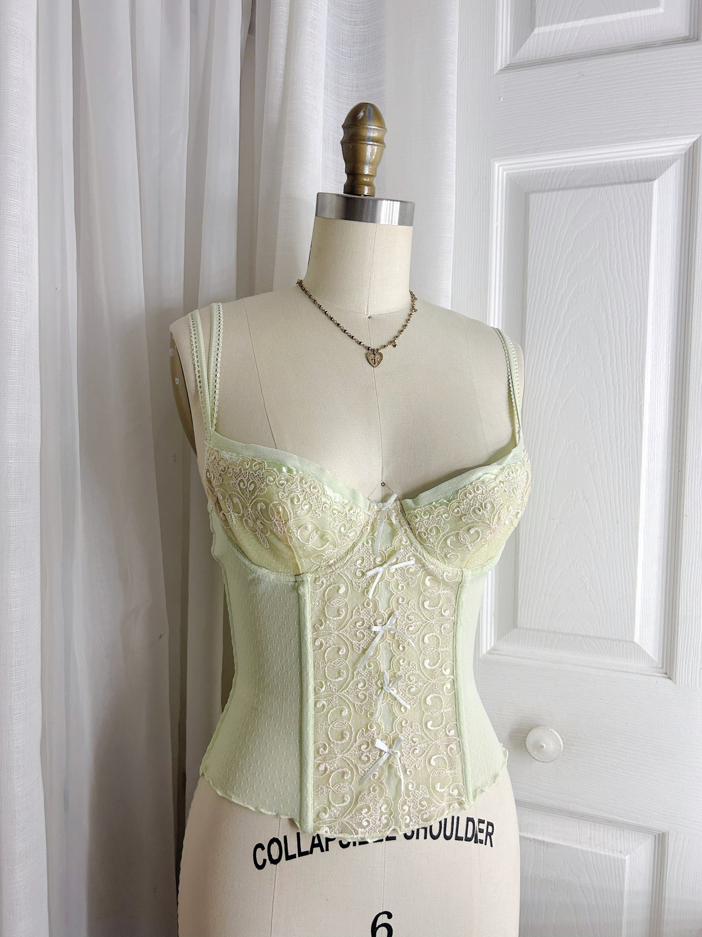 Rare Sophie B Green Fairy Bustier