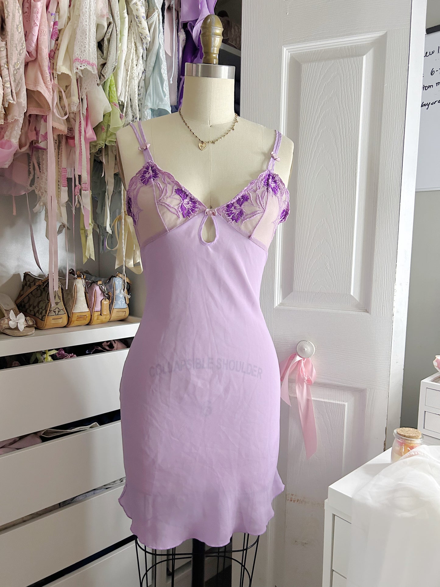 Purple Lingerie Dress