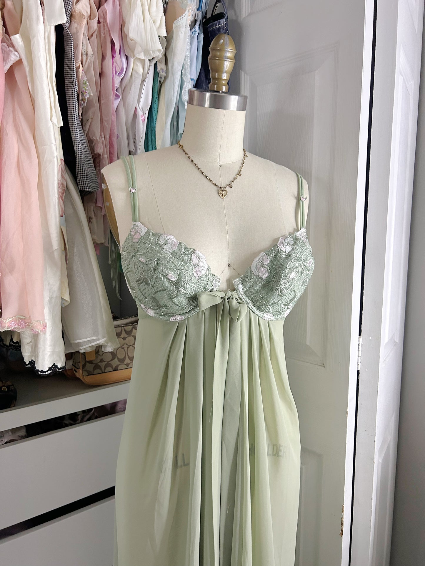 Rare Vintage VS Green Gown